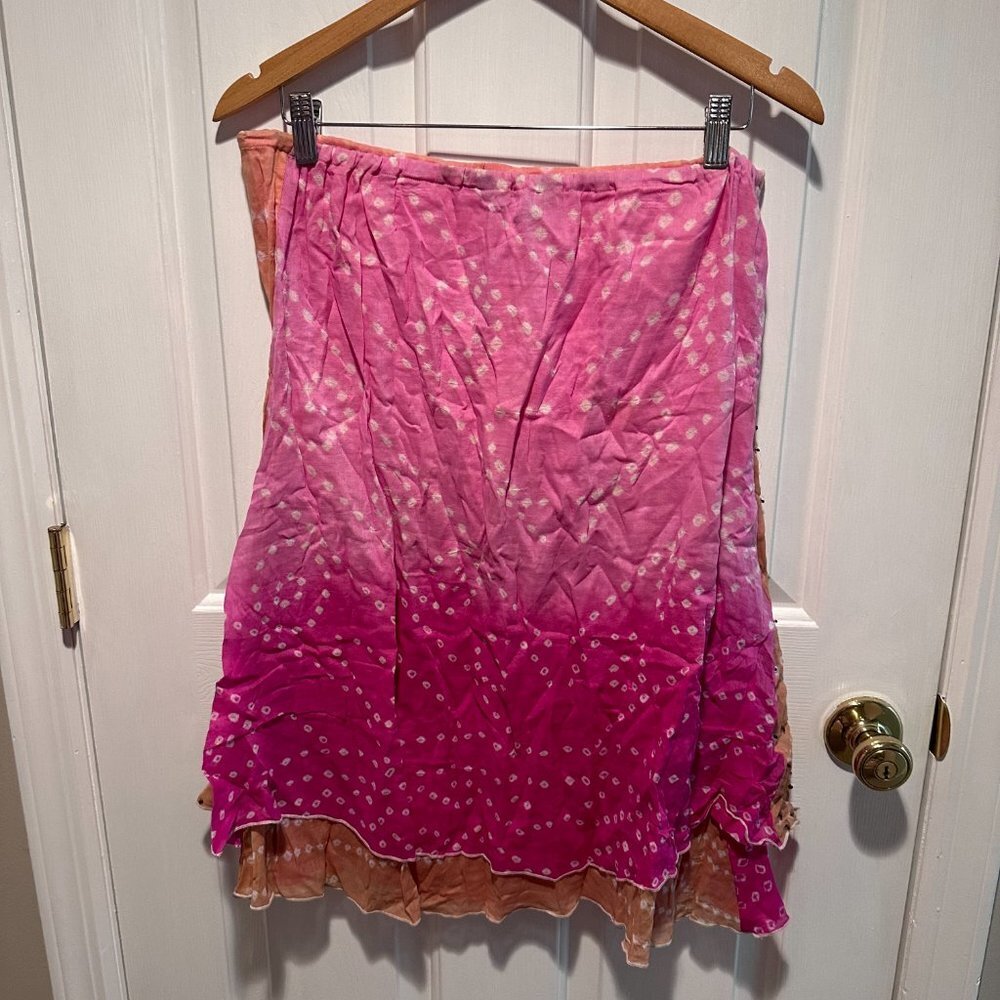 Karma Highway Made in India Pink Skirt - Picture 2 of 3